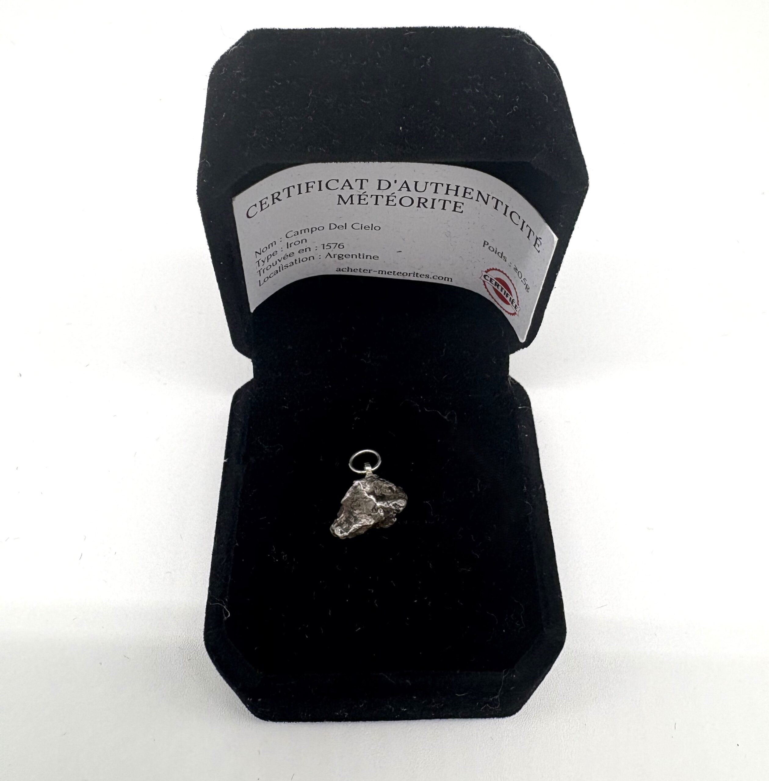 meteorite pendant campo del cielo
