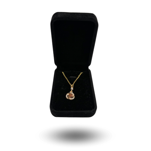 gold zirconia necklace nwa 14093