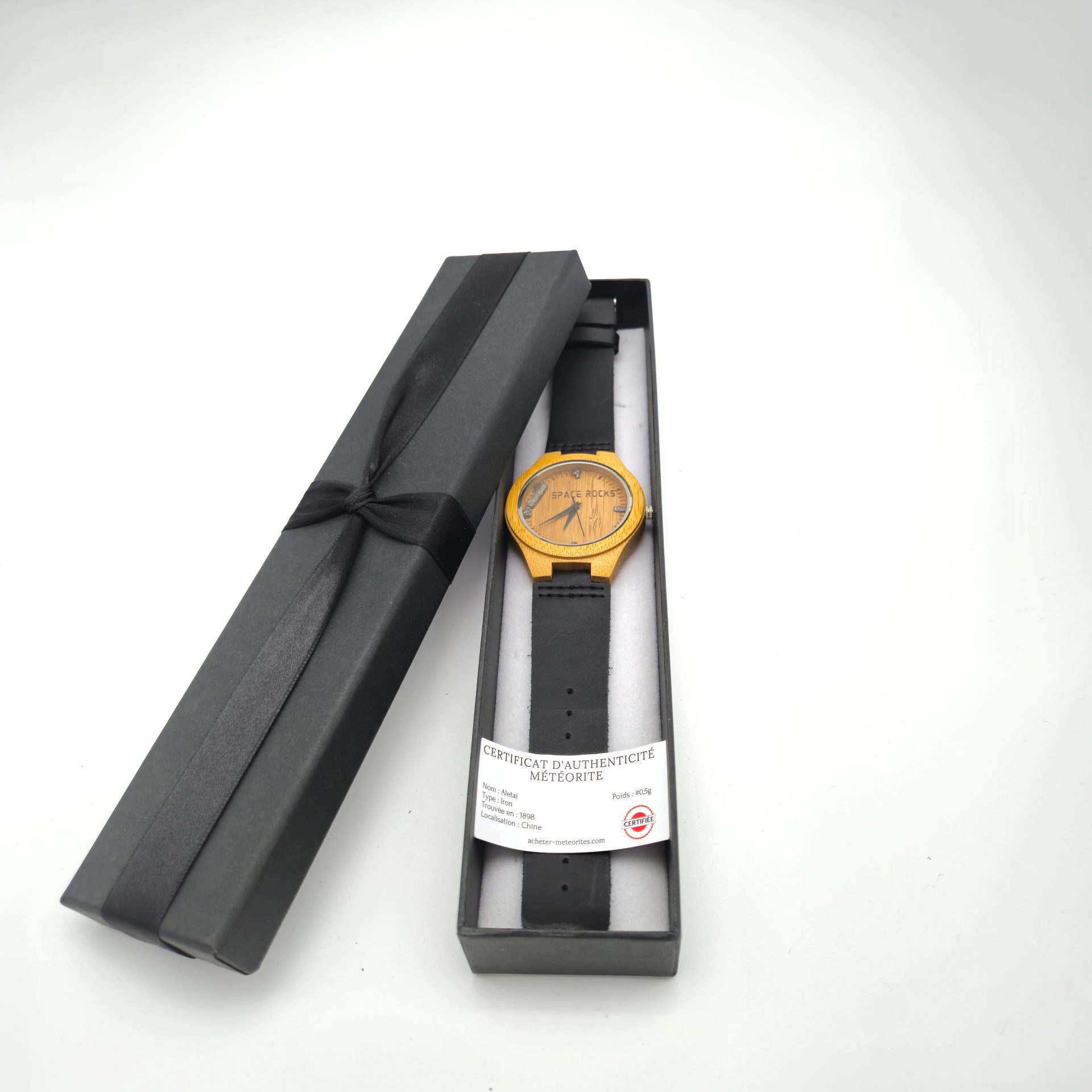 aletai space rocks meteorite wooden watch (4)
