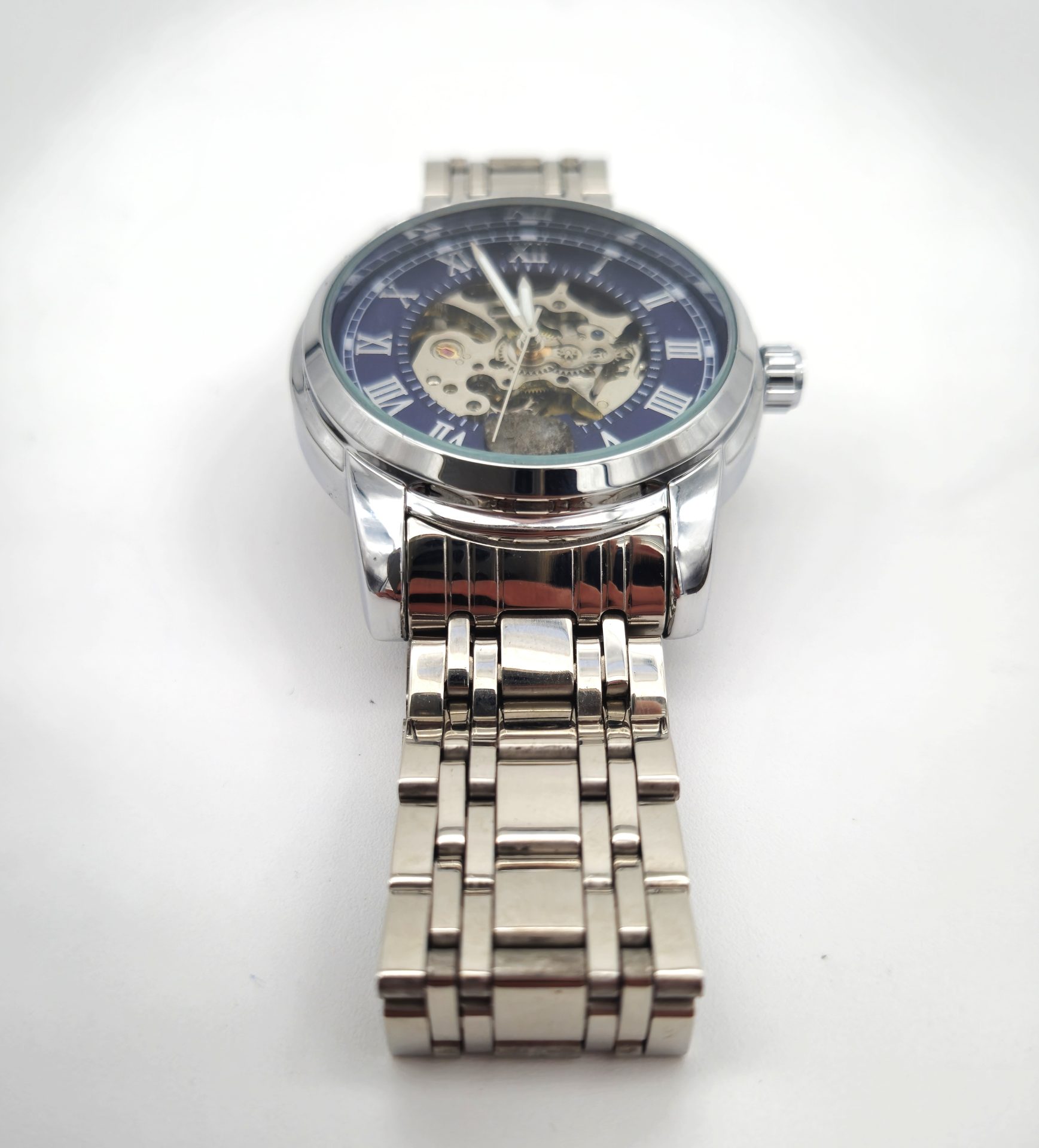 meteorite men's watch campo del cielo steel bracelet (1)