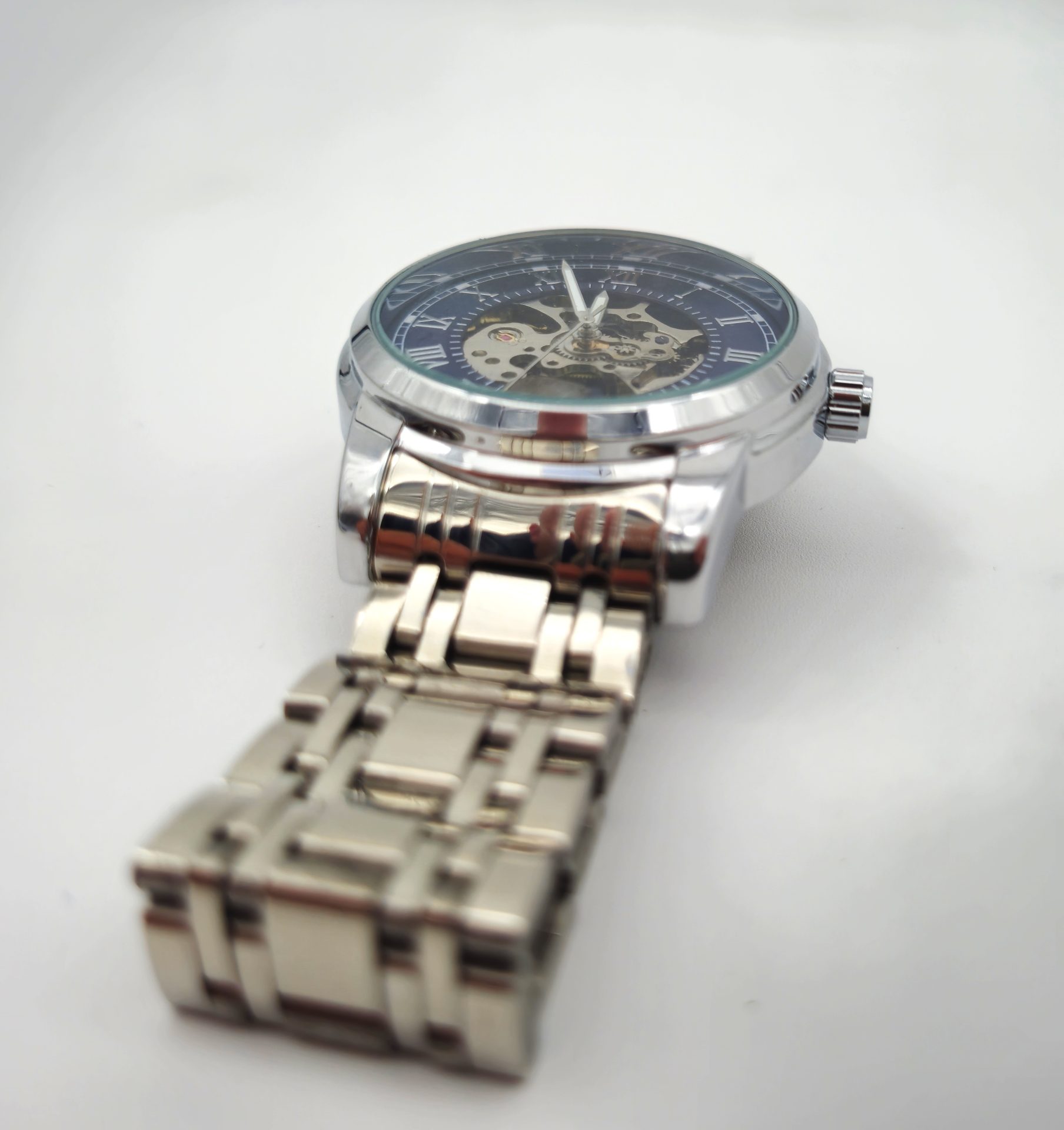 meteorite men's watch campo del cielo steel bracelet (5)