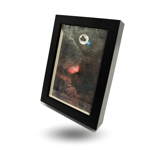 photo frame meteorite Aletai nebula tulip
