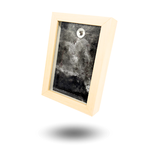 heart nebula white photo frame