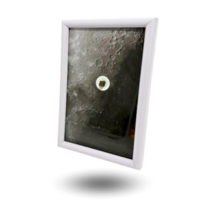 cratères lunaire cadre photo