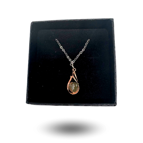 moldavite necklace