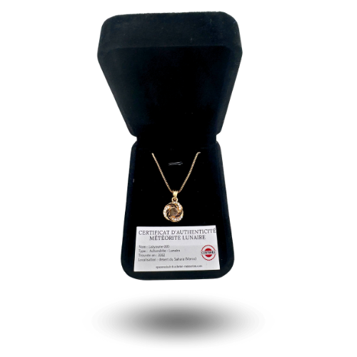 pendant necklace meteorite moon laayoune 003