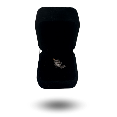 pendant raw meteorite campo del cielo