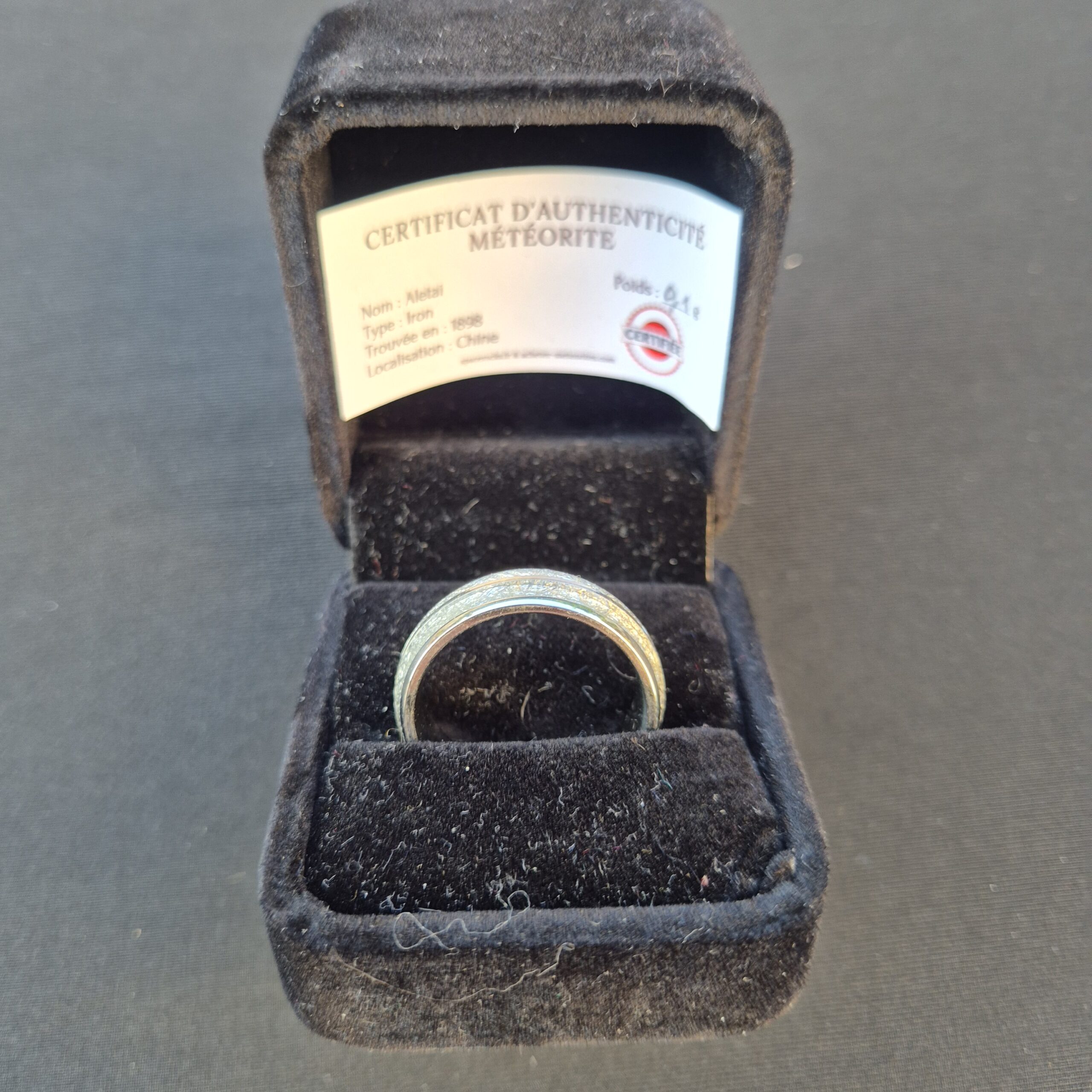 bague météorite Aletai
