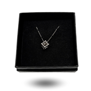 necklace pendant silver meteorite campo