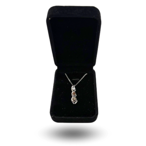 meteorite design necklace