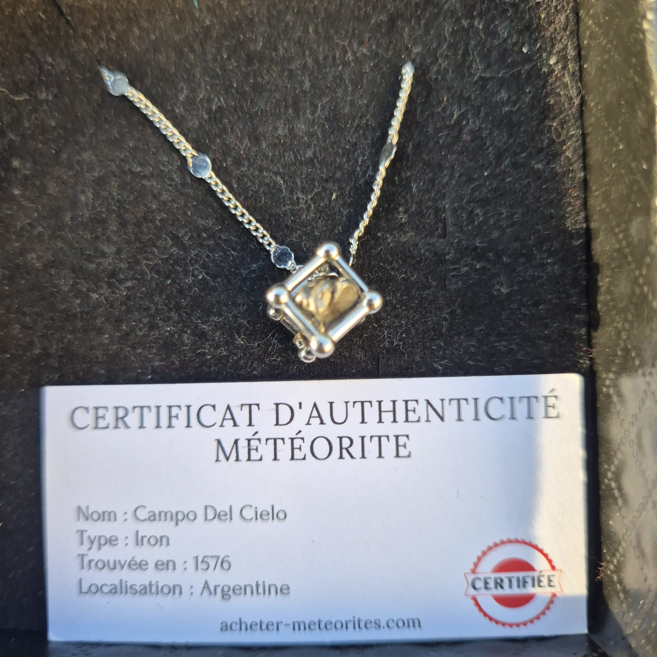 pendentif argenté