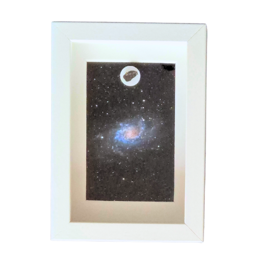 framed galaxy photo