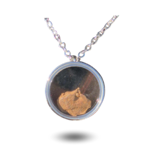 Natural stone pendant with rough Gebel Kamil