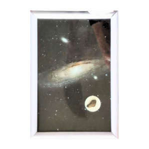 Galaxy decoration, meteorite frame