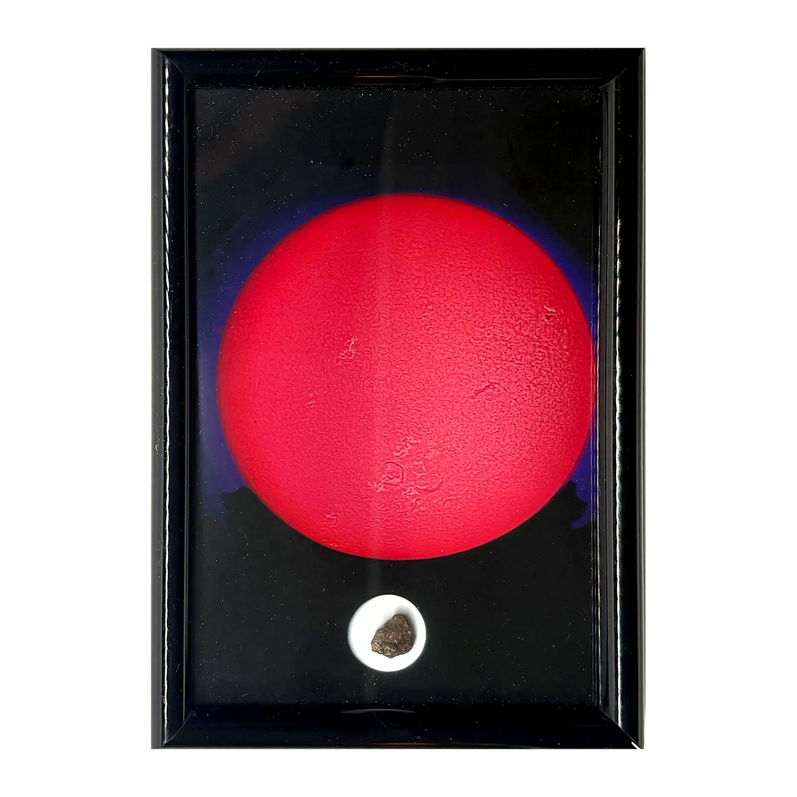 Cadre noir plat NWA XXX & Soleil rouge – photo 15×20 cm – photo réelle du cadre