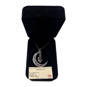 Collier croissant de lune phosphorescent – Campo del Cielo