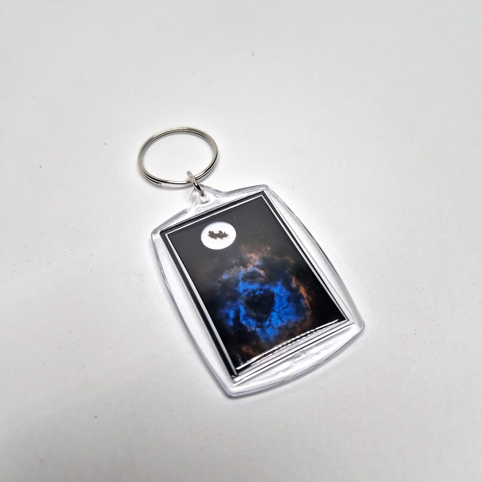 Porte-clés météorite certifiée – nébuleuse de la Rosette – vue 4