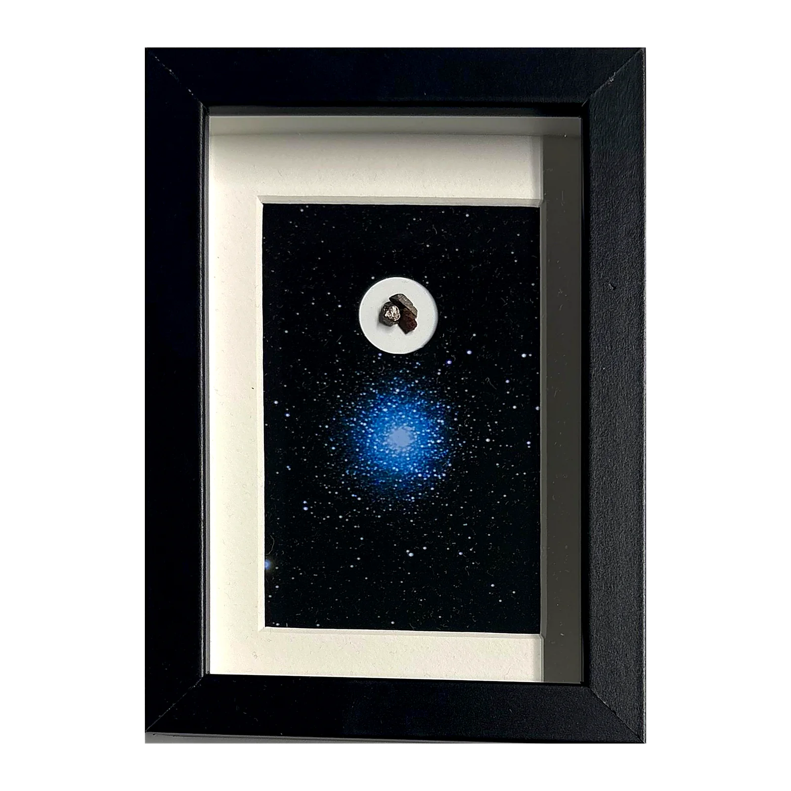 Tableau amas d'étoiles – amas d'Hercule, météorites Gebel Kamil, Campo del Cielo et Aletai