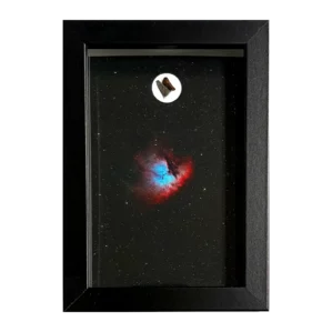 Tableau nébuleuse Pacman avec météorites Gebel Kamil et Aletai – cadre profondeur