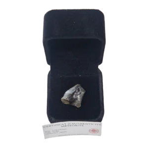 Verre libyque brut fumé en écrin – pièce n°3